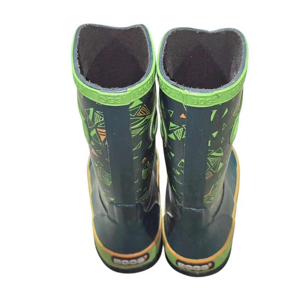 BOGS Youth Rubber Rain Boot Size 10 - Picture 4 of 6